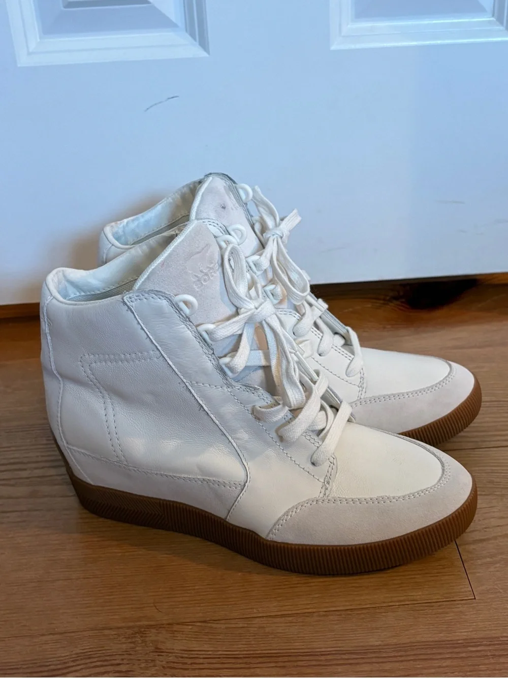 Sorel wedged sneakers